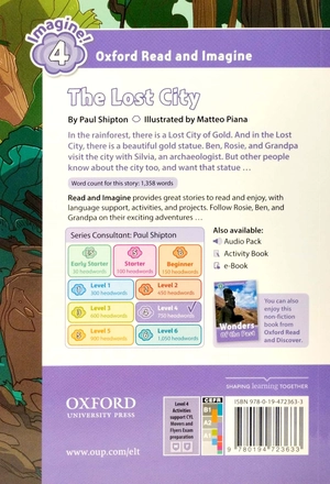 bộ oxford read and imagine 4: the lost city