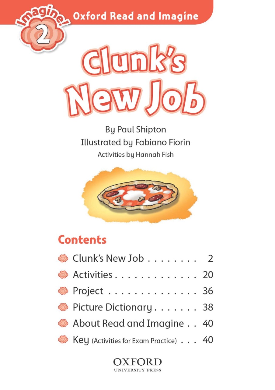 bộ oxford read and imagine: level 2: clunk's new job