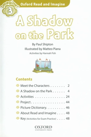 bộ oxford read and imagine: level 3: a shadow on the park