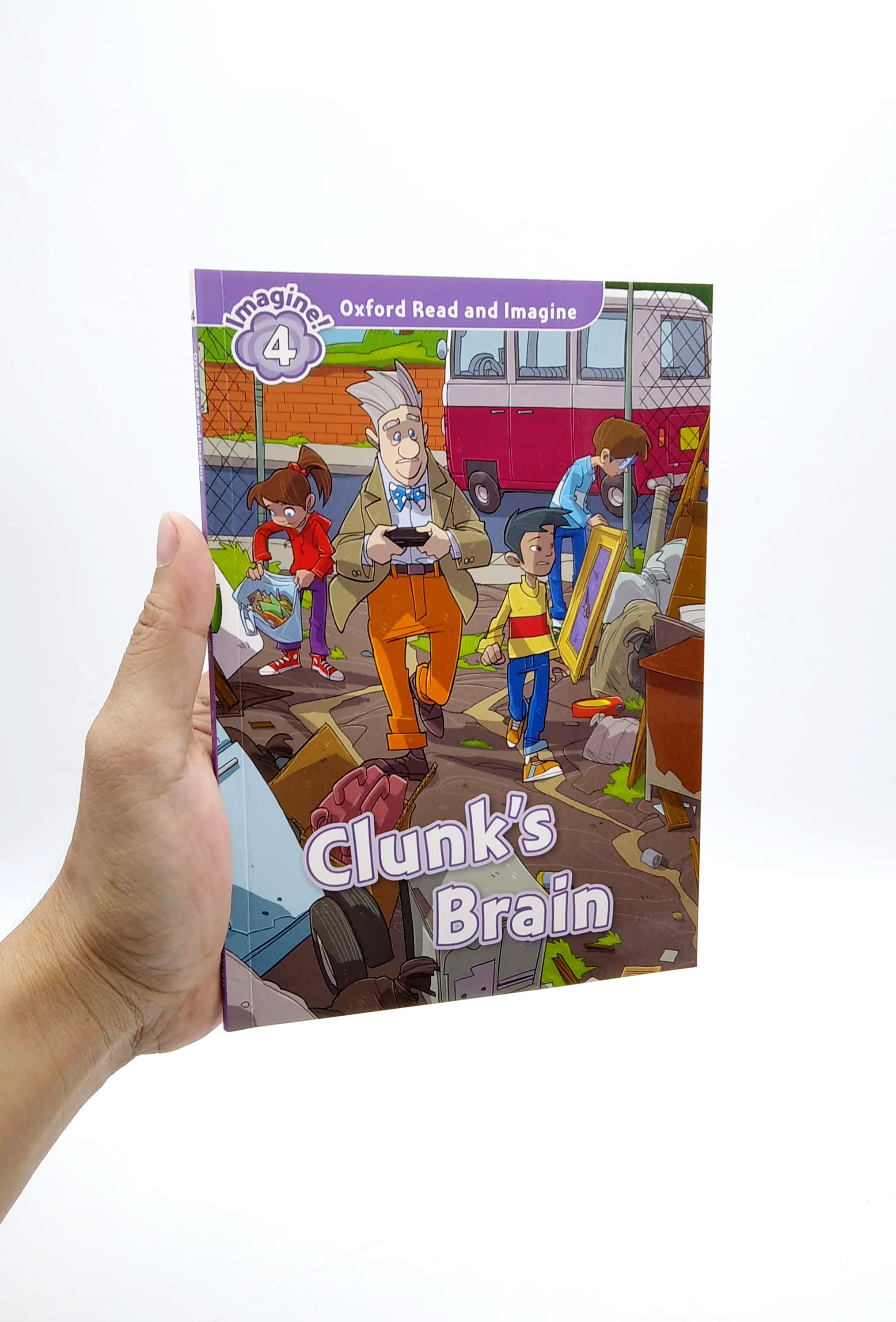 bộ oxford read and imagine level 4: clunk's brain