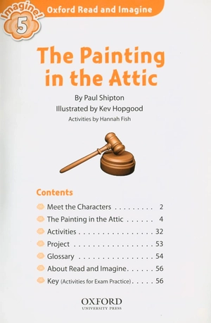 bộ oxford read and imagine: level 5: the painting in the attic