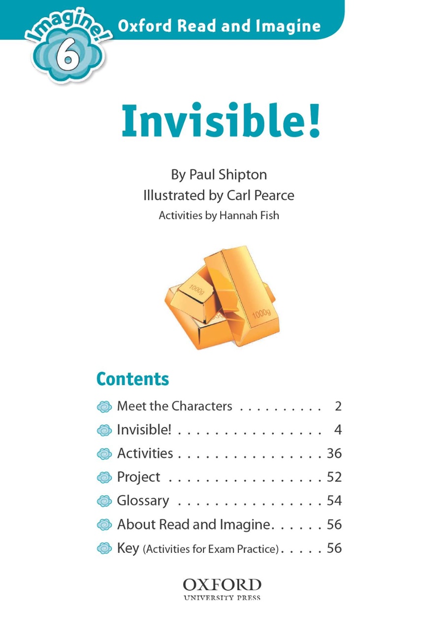 bộ oxford read & imagine: level 6: invisible