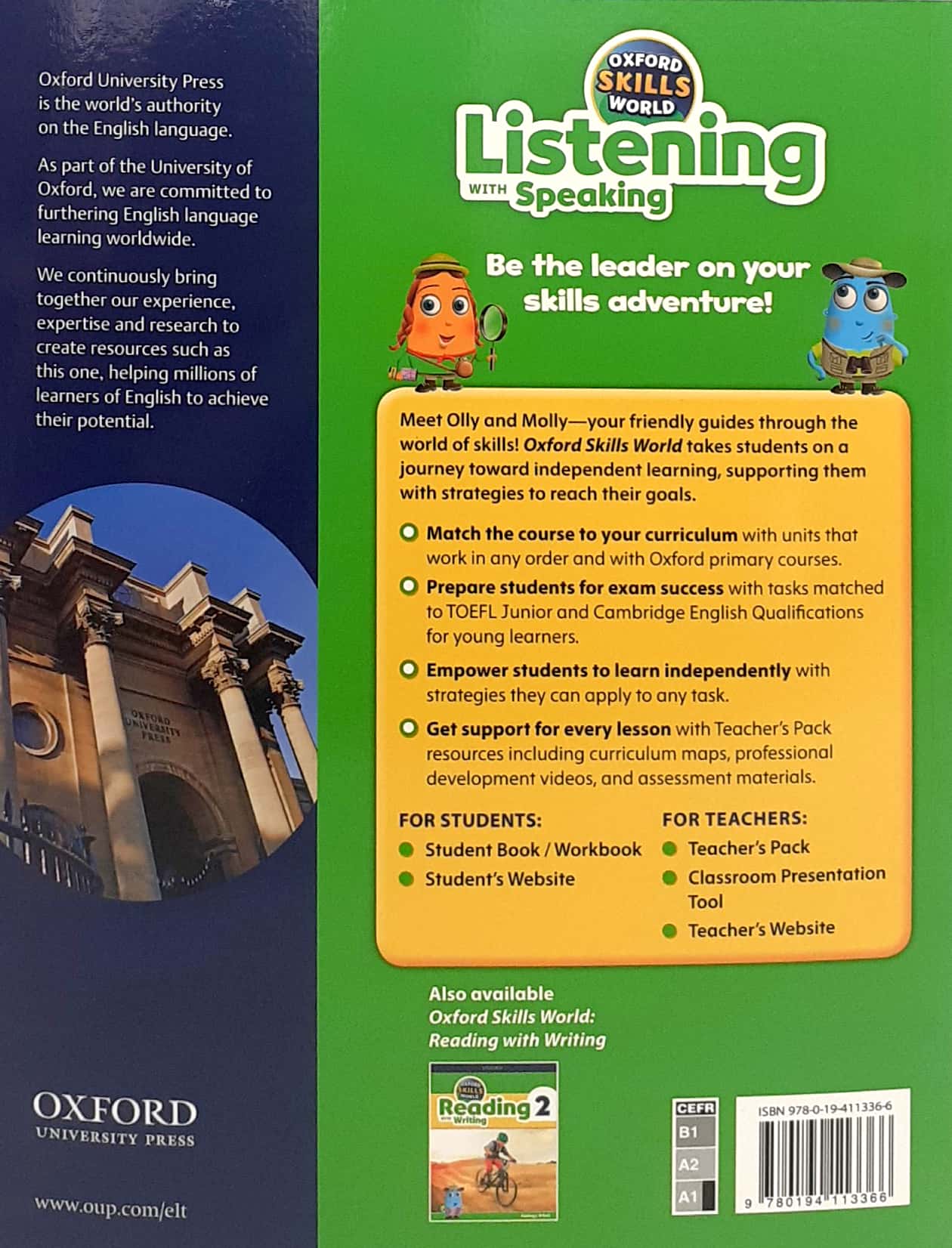 bộ oxford skills world: level 2: listening with speaking student book