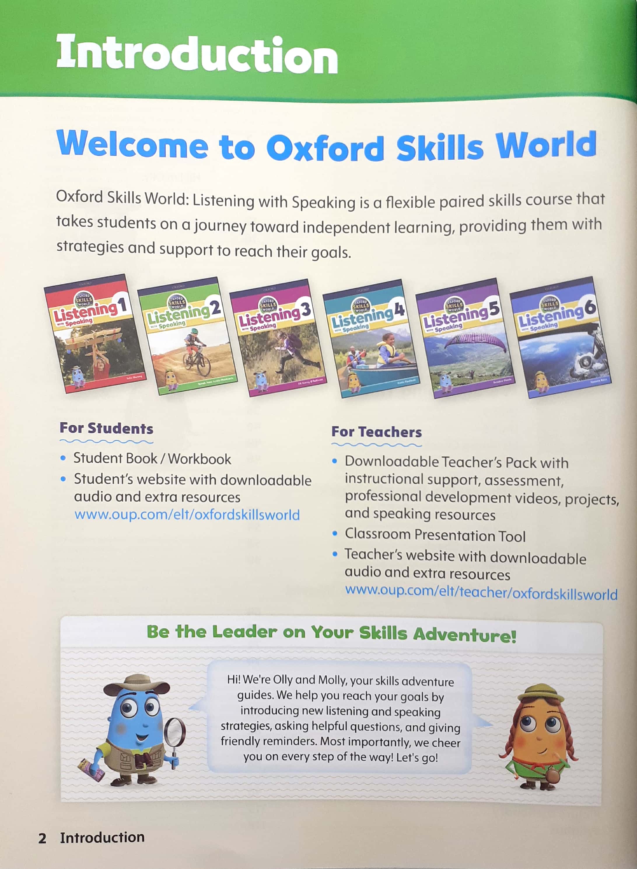 bộ oxford skills world: level 2: listening with speaking student book