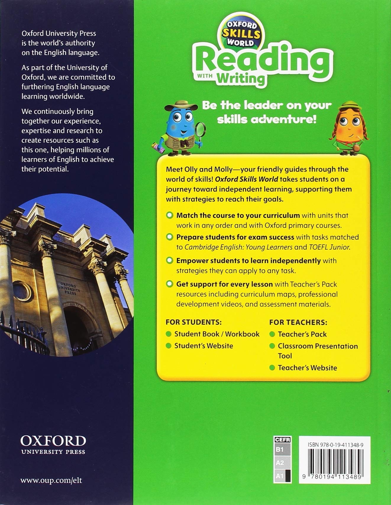 bộ oxford skills world: level 2: reading with writing student book