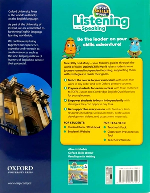 bộ oxford skills world: level 4: listening with speaking student book