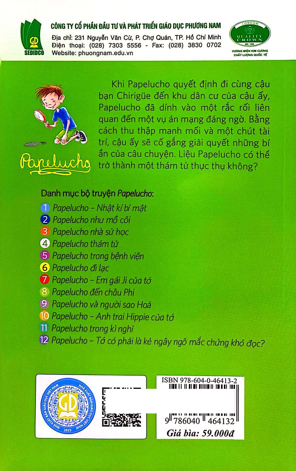 Bộ
						
										
										Papelucho - Tập 4 - Thám Tử - Độc Quyền Fahasa