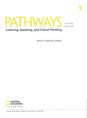 bộ pathways: listening, speaking, and critical thinking 1, 2nd student edition + online workbook
