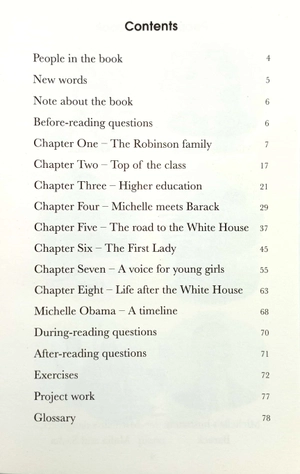 bộ penguin reader level 3: the extraordinary life of michelle obama