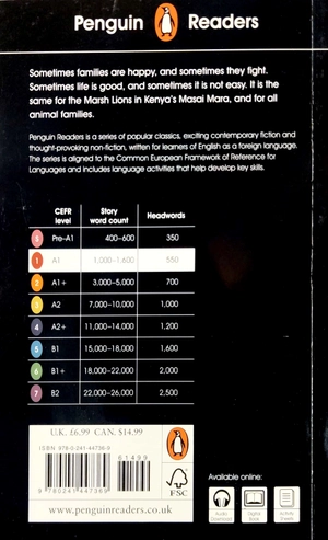 bộ penguin readers level 1: bbc dynasties: lions