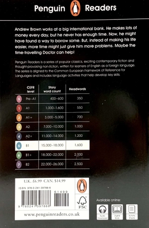 bộ penguin readers level 5: doctor who: borrowed time