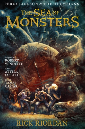 bộ percy jackson and the olympians - the graphic novel book 2: the sea of monsters