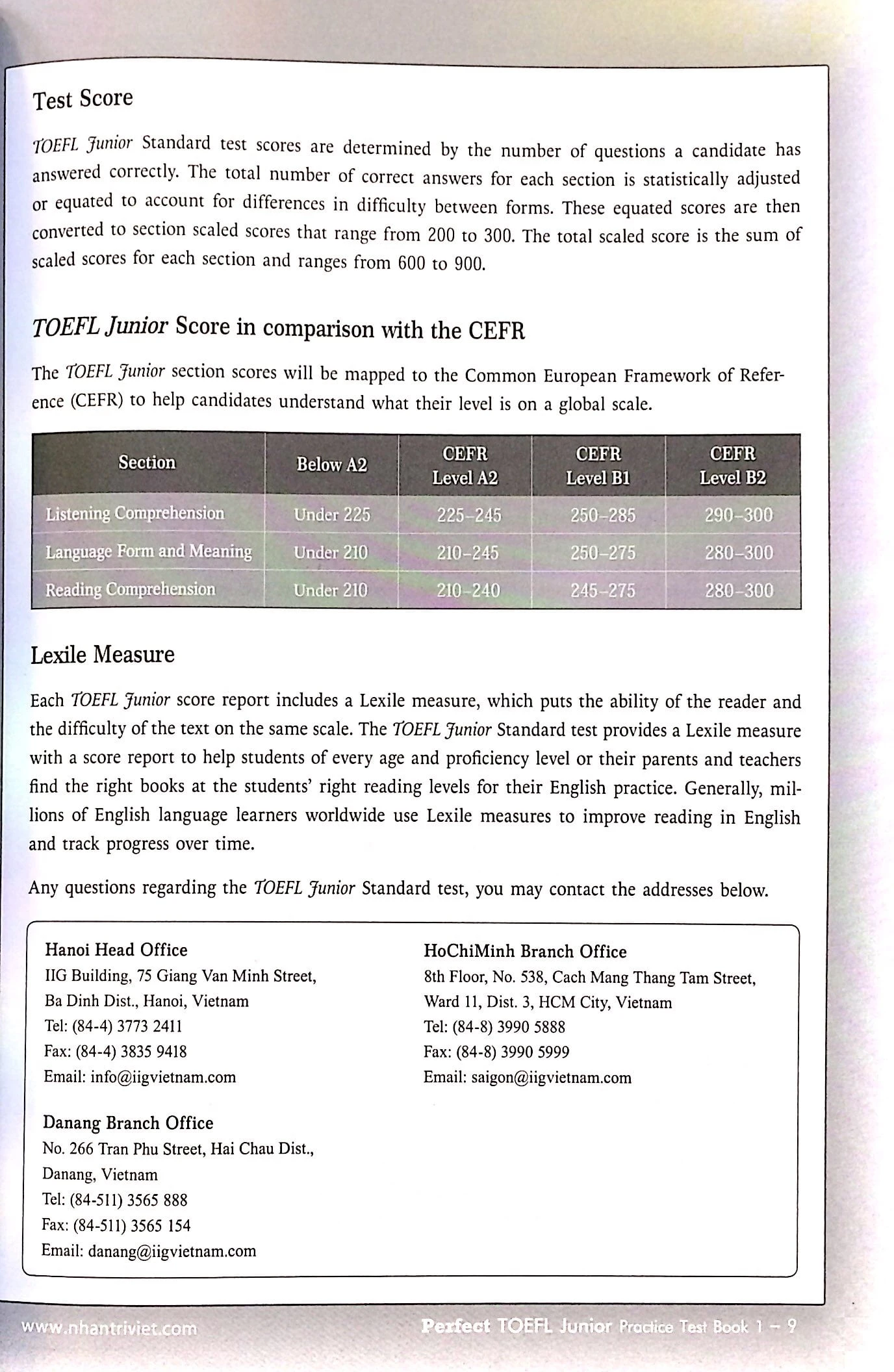 bộ perfect toefl junior_practice test_book 1 (+cd)