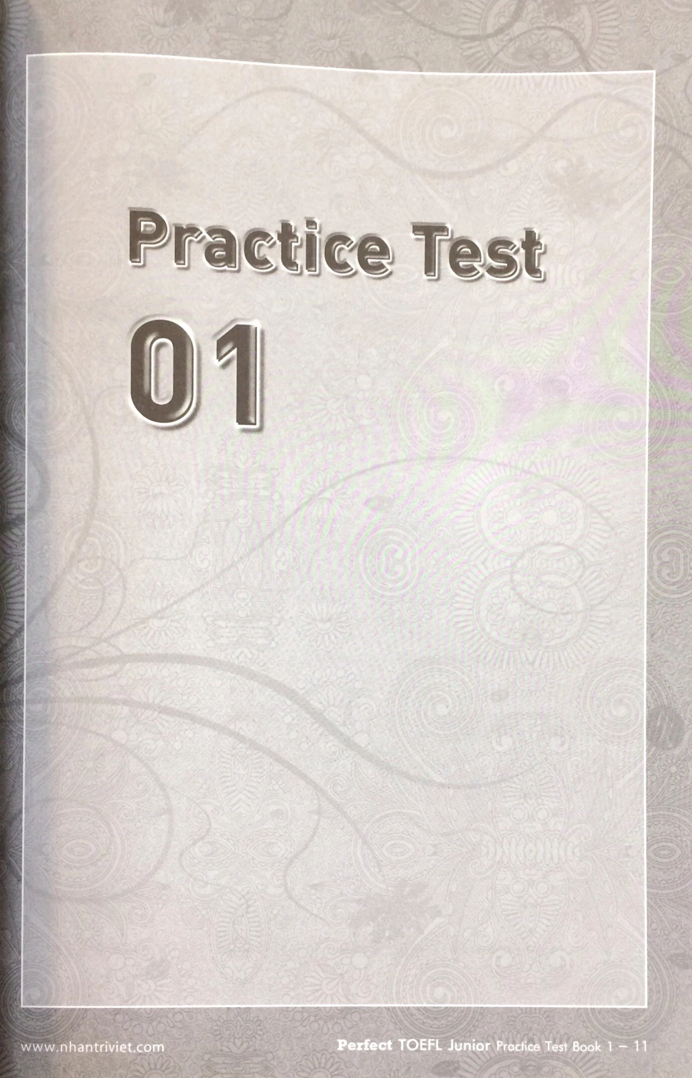 bộ perfect toefl junior_practice test_book 1 (+cd)