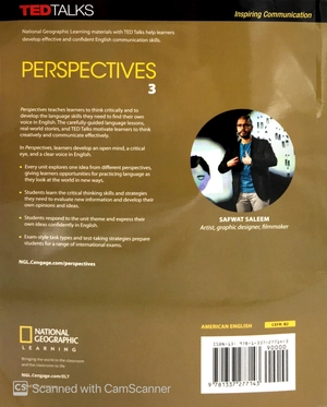 bộ perspectives 3: student book with online workbook package, printed access code