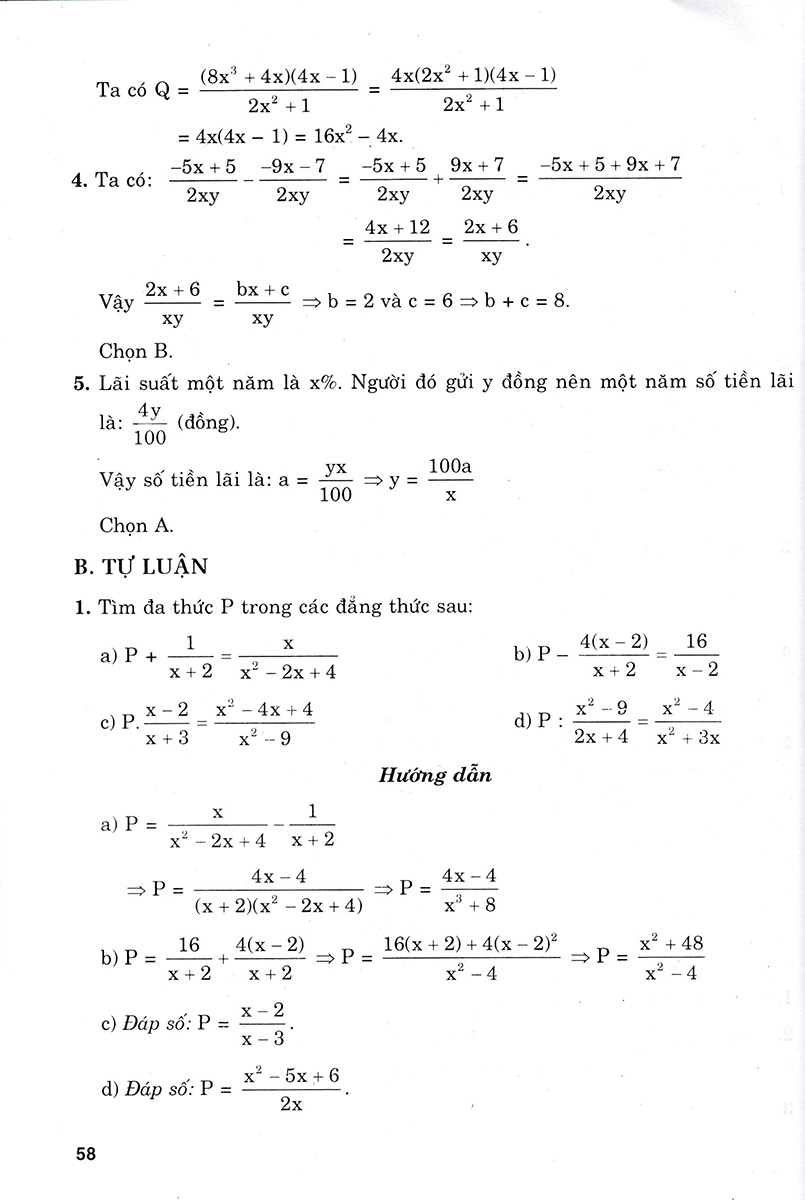bộ phân loại và giải chi tiết các dạng bài tập toán 8 - tập 2 (bám sát sgk kết nối tri thức với cuộc sống)