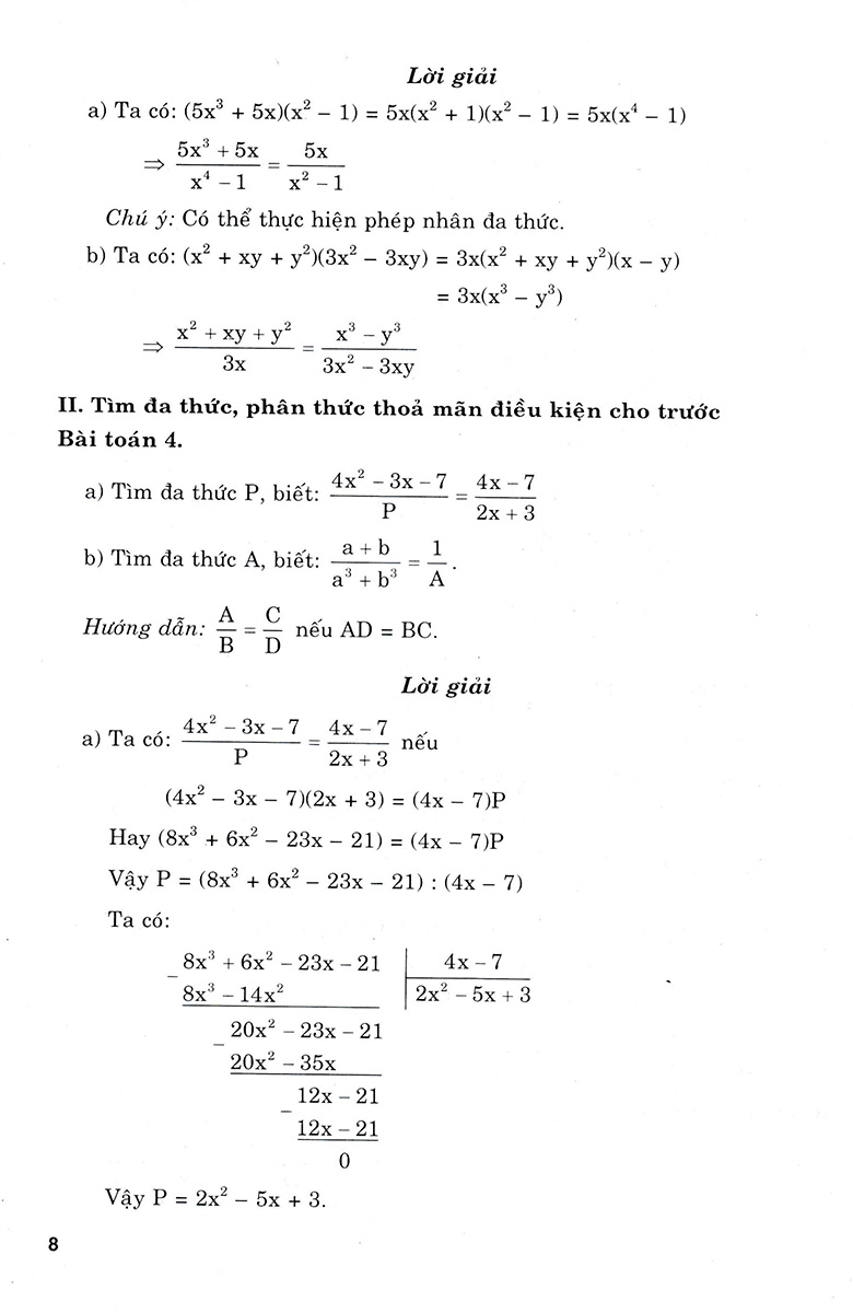 bộ phân loại và giải chi tiết các dạng bài tập toán 8 - tập 2 (bám sát sgk kết nối tri thức với cuộc sống)