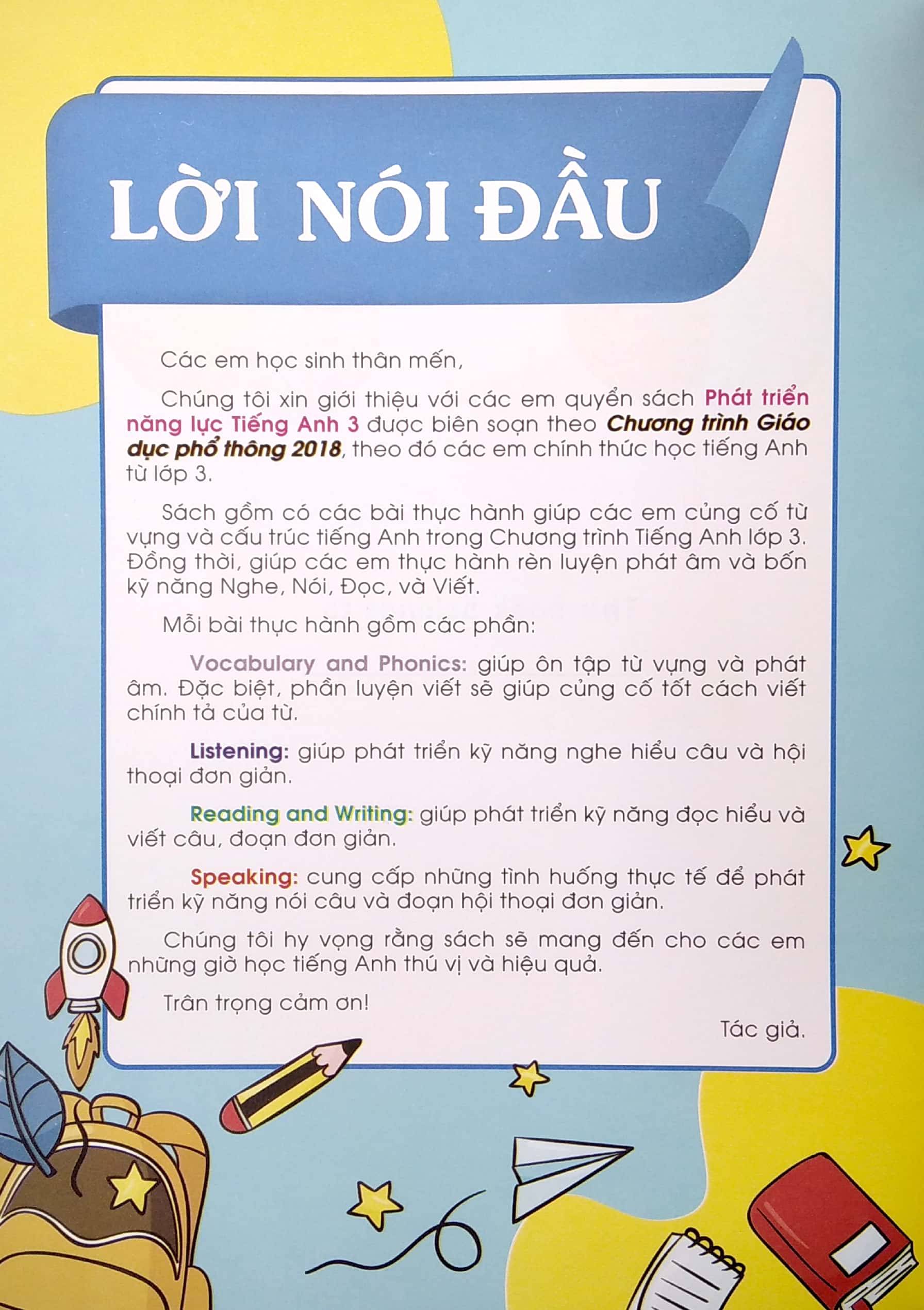 bộ phát triển năng lực tiếng anh 3 - tập 2