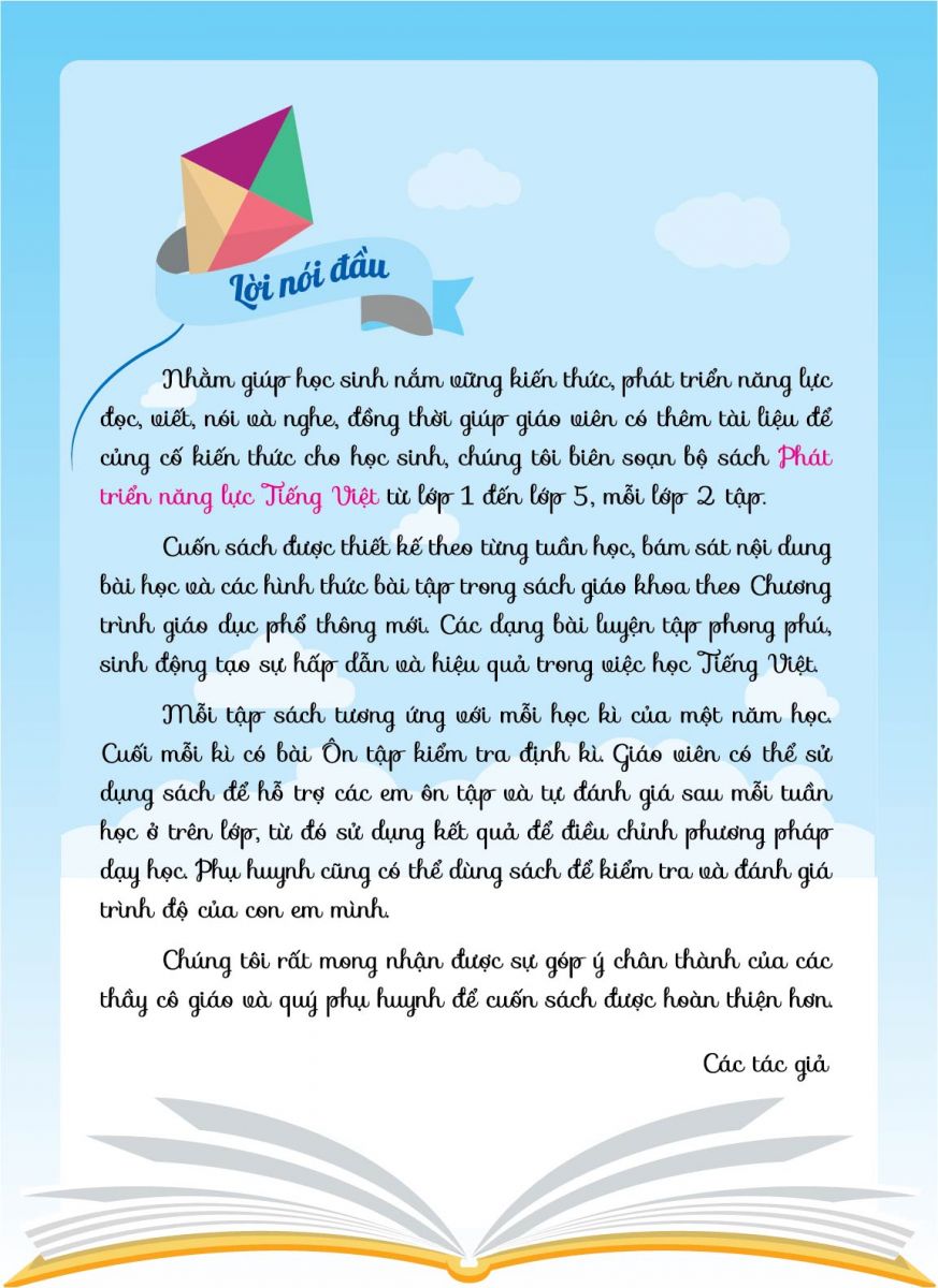 bộ phát triển năng lực tiếng việt 2 - tập 2