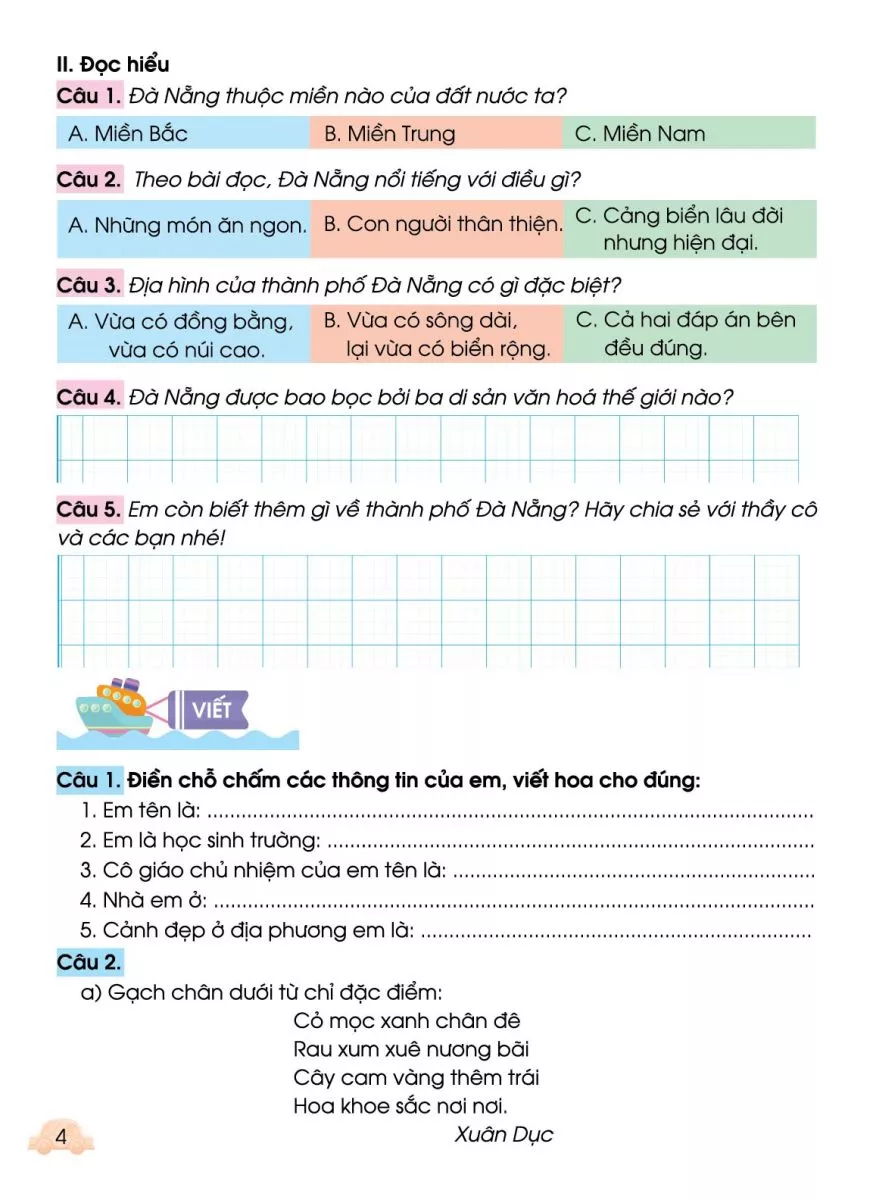 bộ phát triển năng lực tiếng việt 3 - tập 2