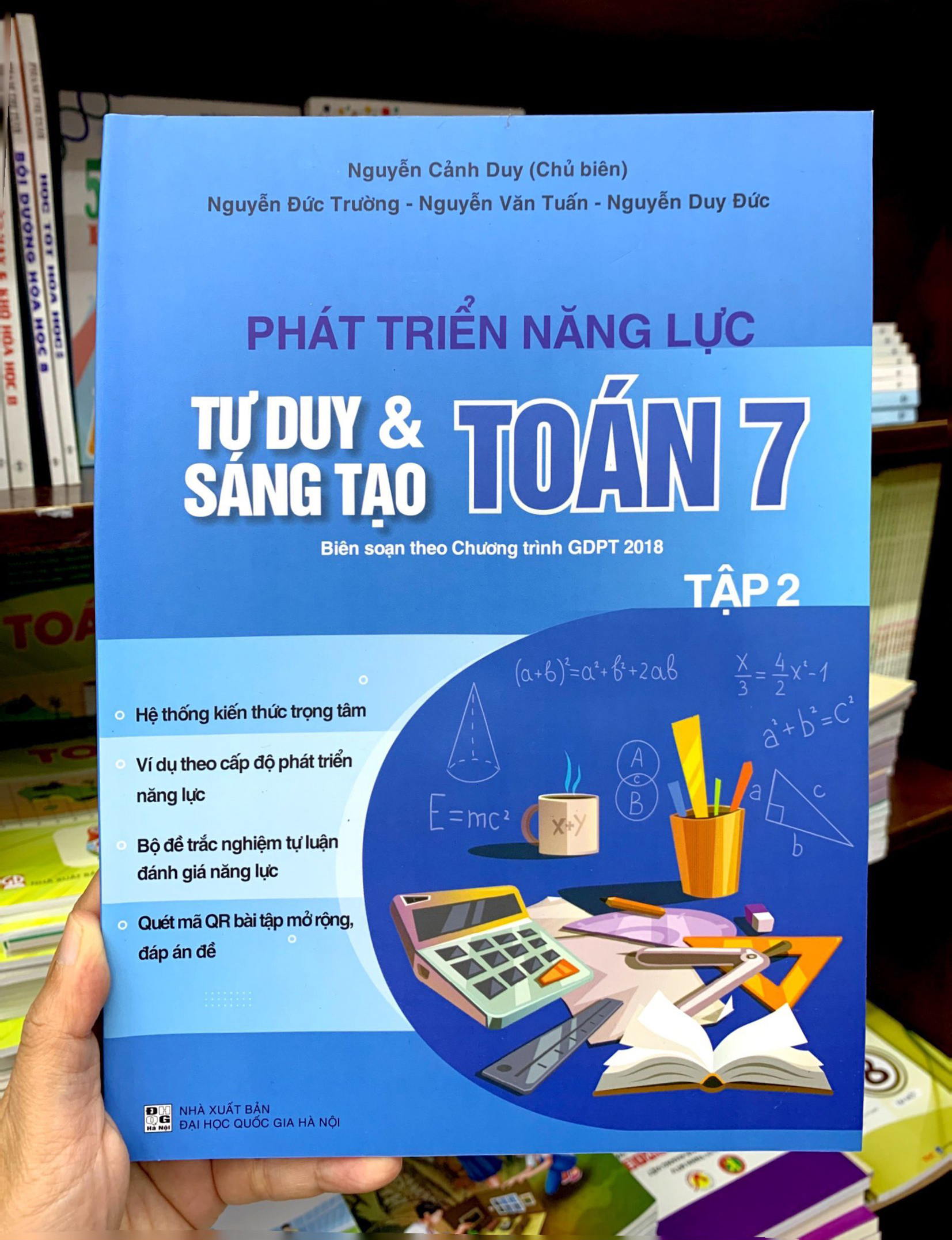 bộ phát triển năng lực tư duy và sáng tạo toán 7 - tập 2 (biên soạn theo chương trình giáo dục phổ thông 2018)