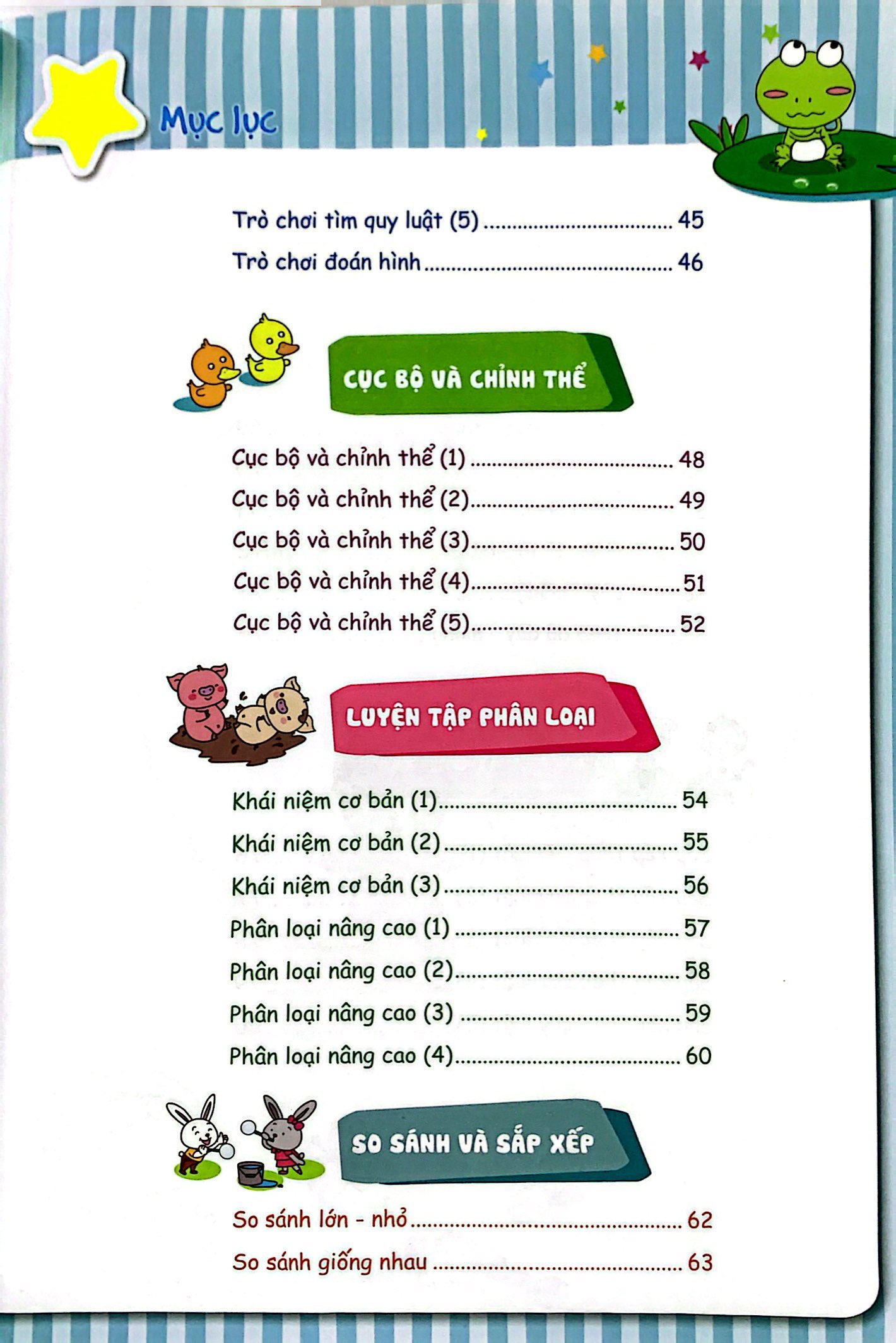 bộ phát triền tiềm năng toán học cho trẻ - toán học cho trẻ mẫu giáo - lớp chồi 1
