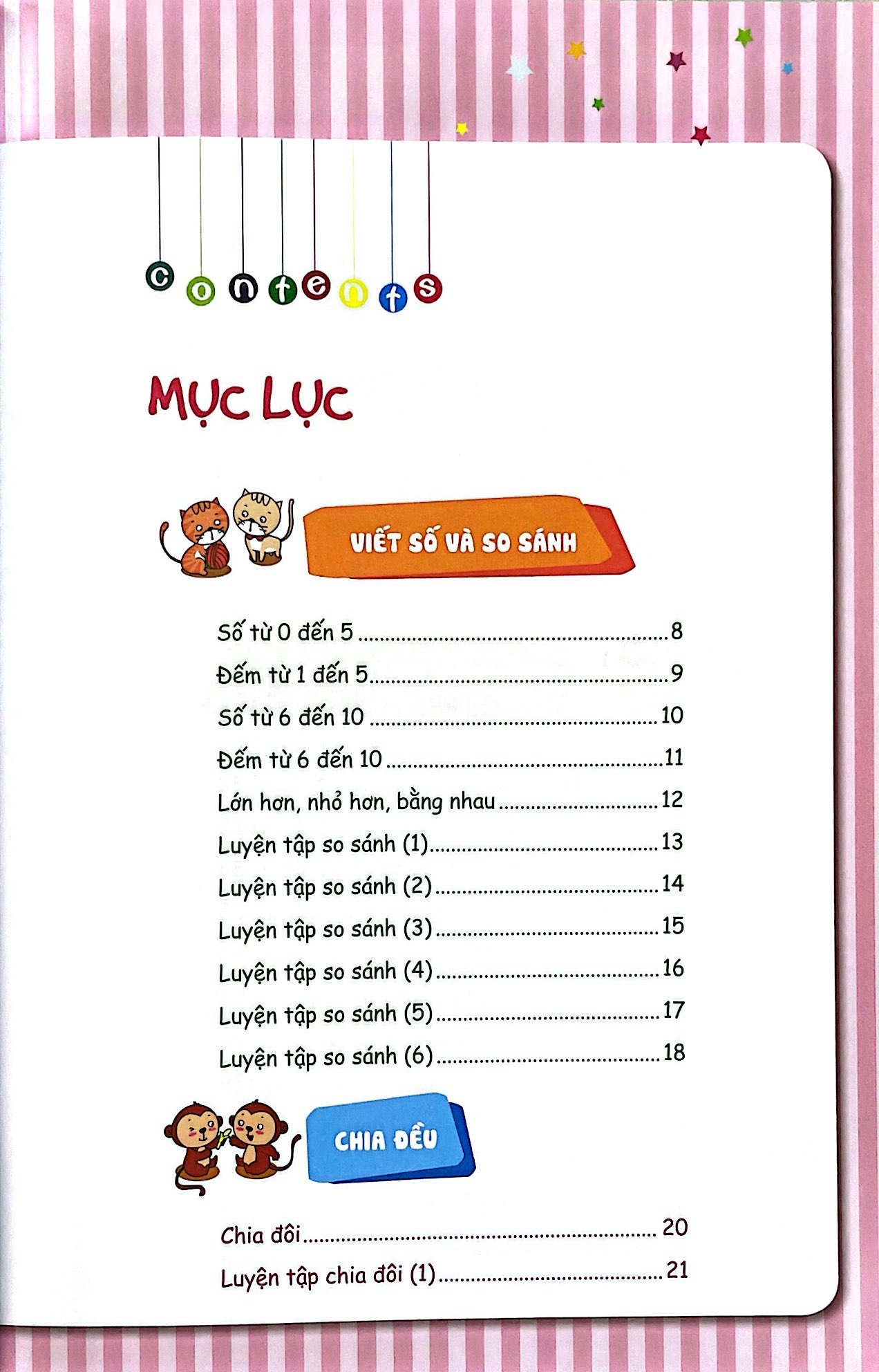 bộ phát triền tiềm năng toán học cho trẻ - toán học cho trẻ mẫu giáo - lớp lá 1