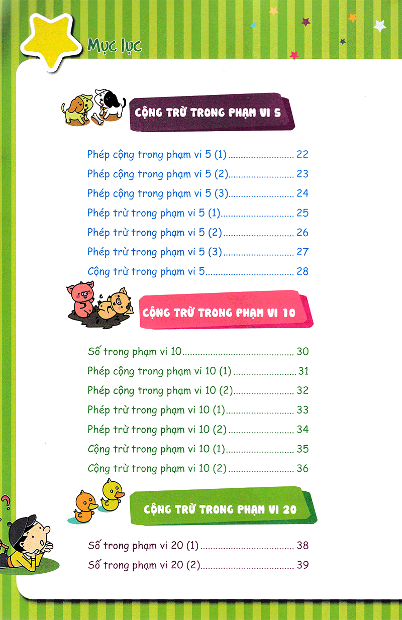 bộ phát triền tiềm năng toán học cho trẻ - toán học cho trẻ mẫu giáo - lớp lá 2