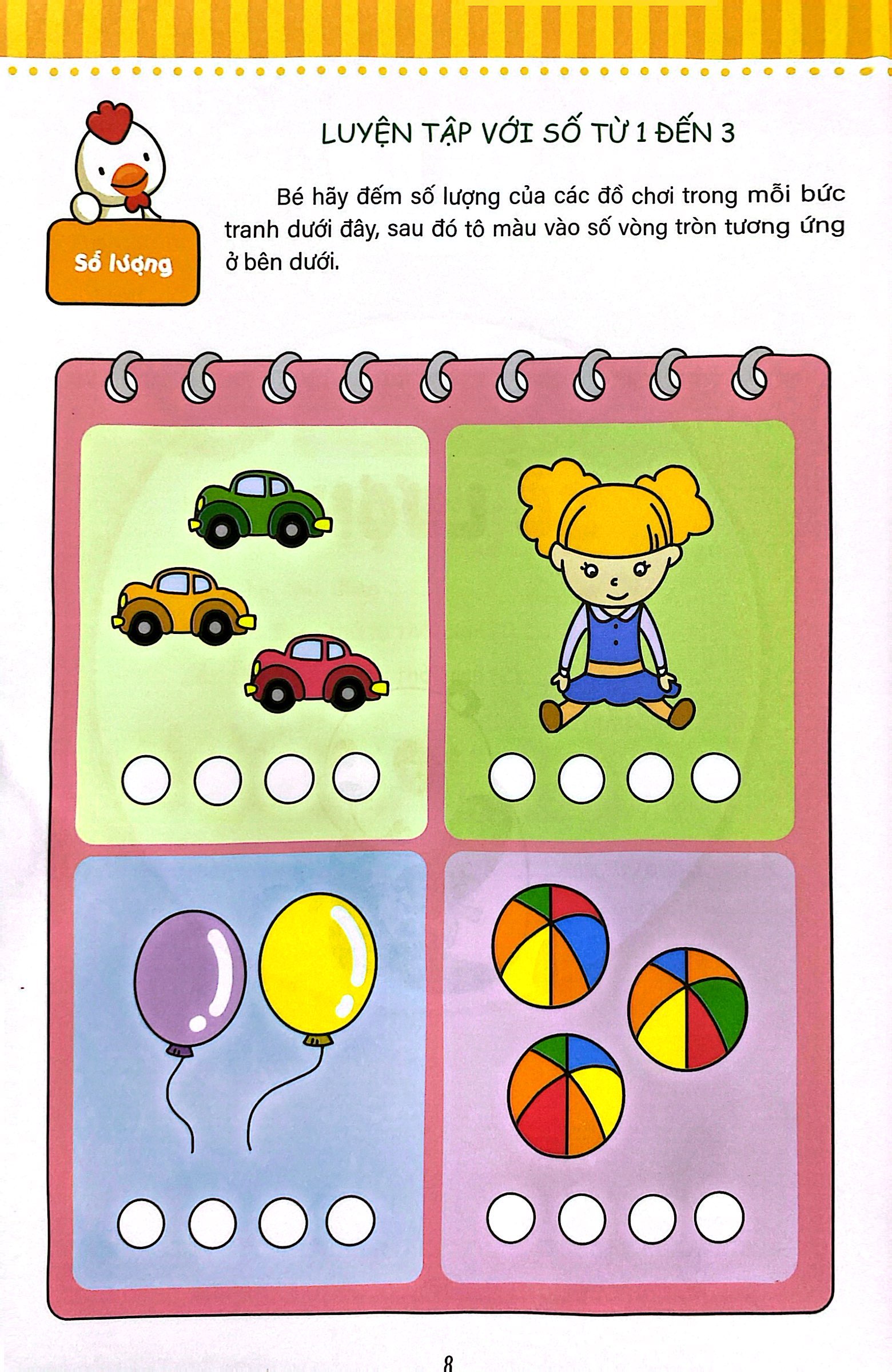 bộ phát triền tiềm năng toán học cho trẻ - toán học cho trẻ mẫu giáo - lớp mầm 2