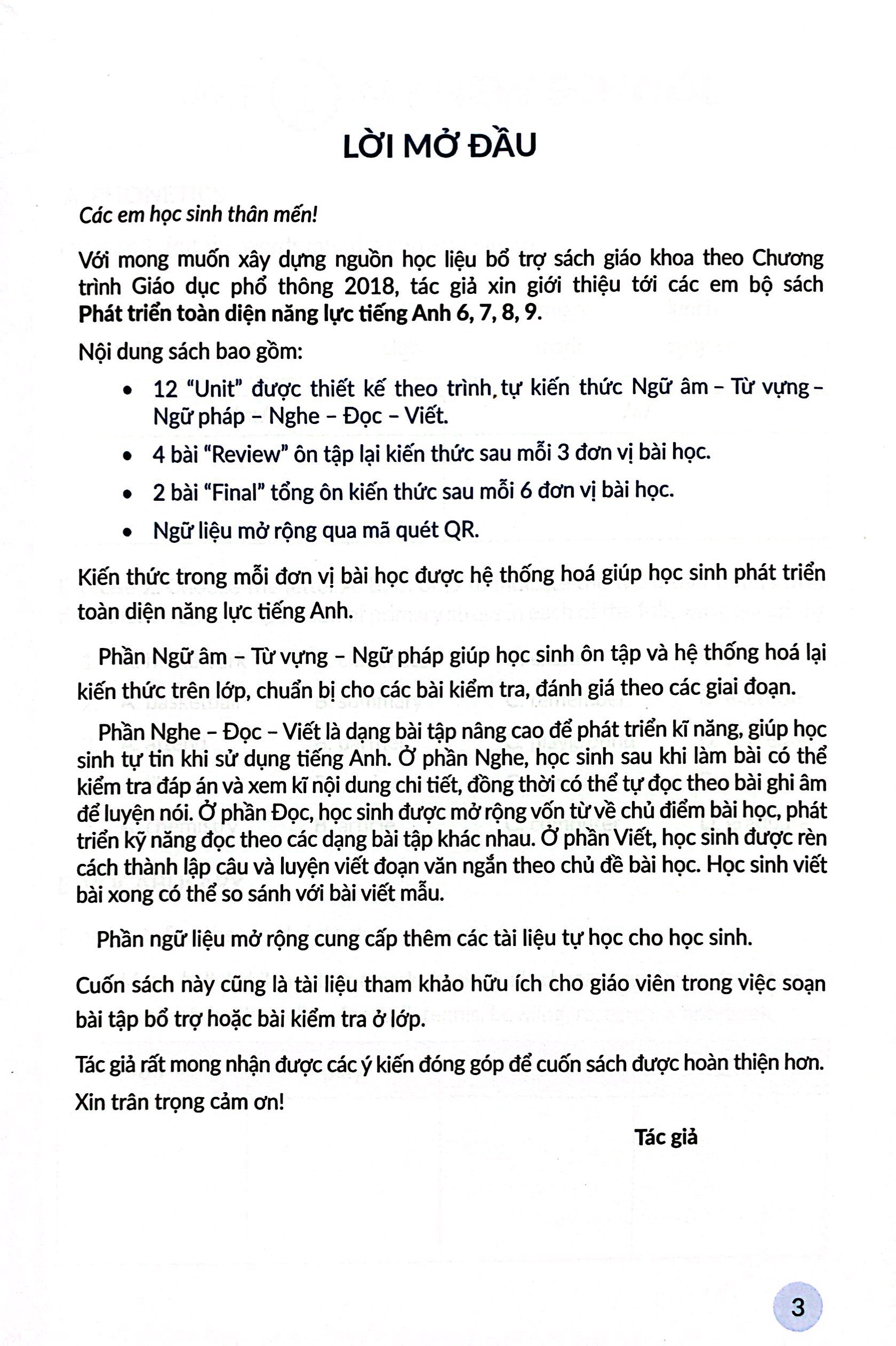 Bo
						
										
										Phat Trien Toan Dien Nang Luc Tieng Anh 6 - Tap 1 (Theo Chuong Trinh Giao Duc Pho Thong 2018)