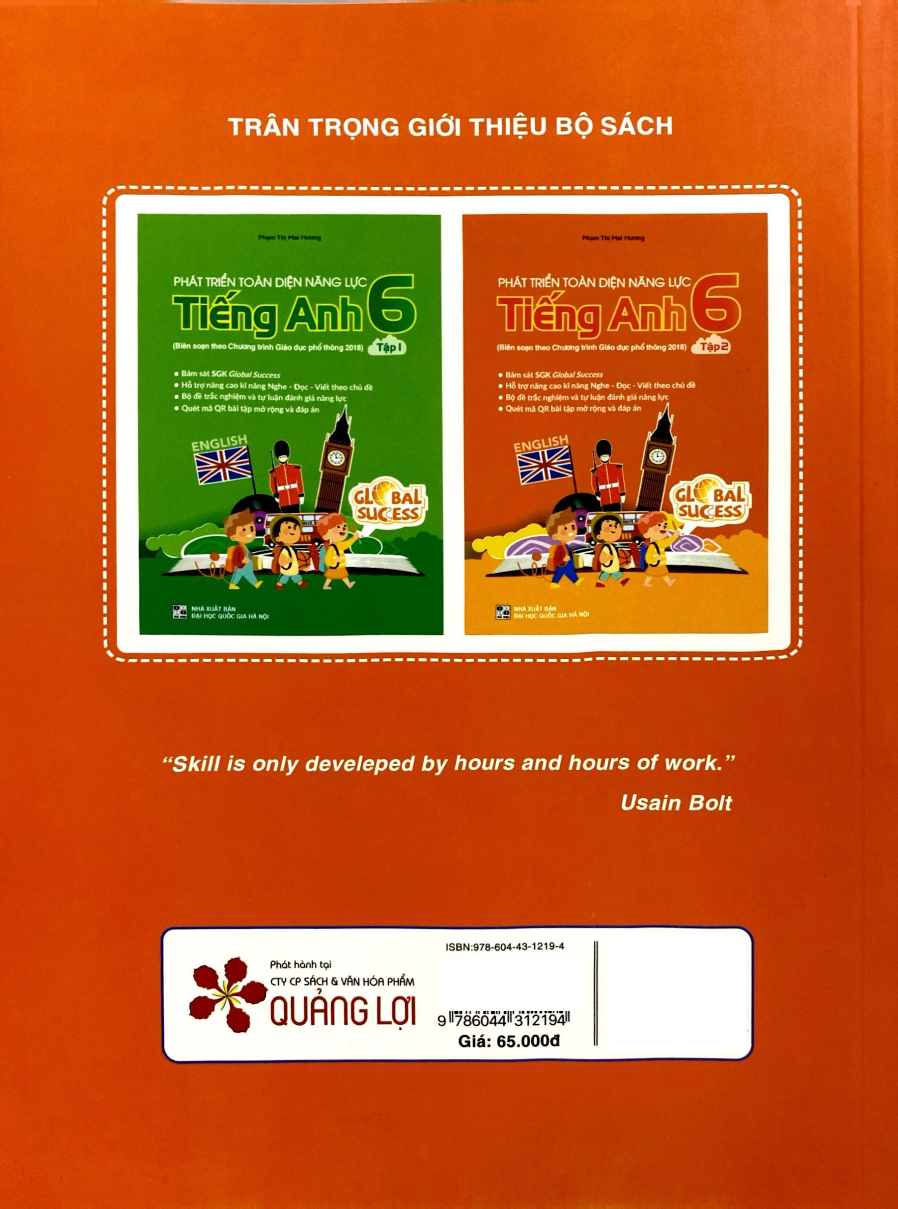 Bo
						
										
										Phat Trien Toan Dien Nang Luc Tieng Anh 6 - Tap 2 (Theo Chuong Trinh Giao Duc Pho Thong 2018)