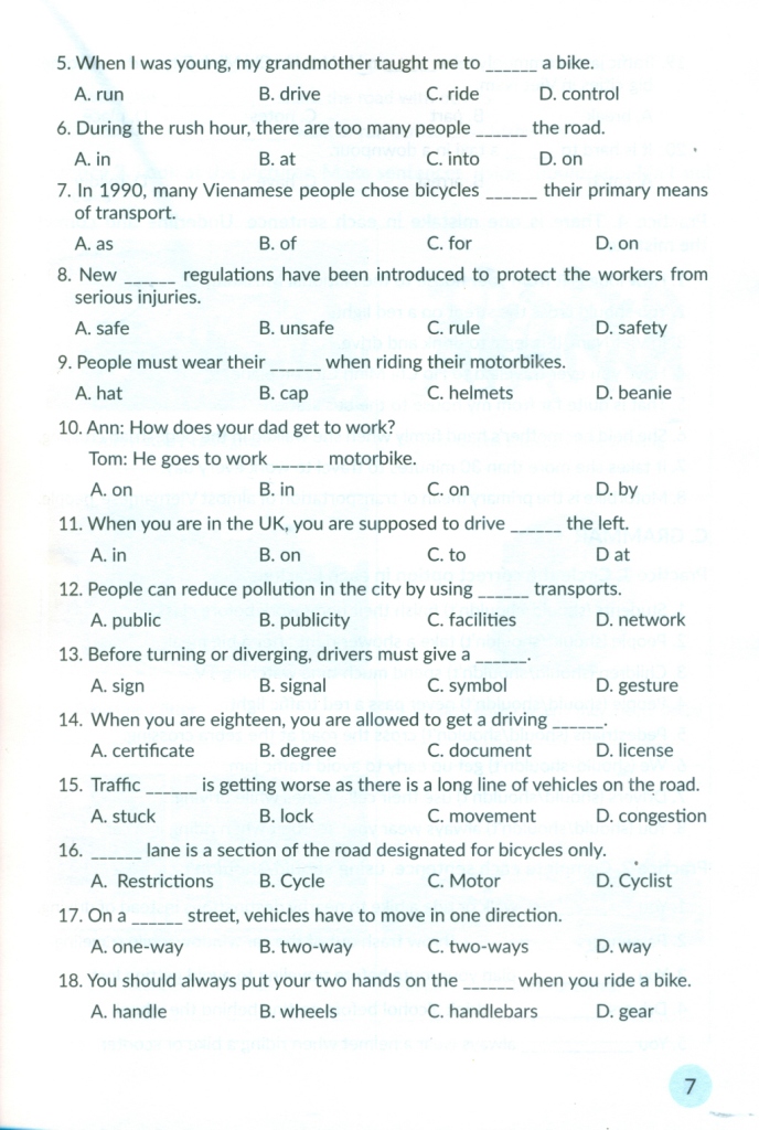 bộ phát triển toàn diện năng lực tiếng anh 7 - tập 2 (biên soạn theo chương trình gdpt 2018)