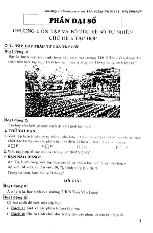 bộ phát triển tư duy đột phá giải bài tập tài liệu dạy - học toán lớp 6 (tập 1)