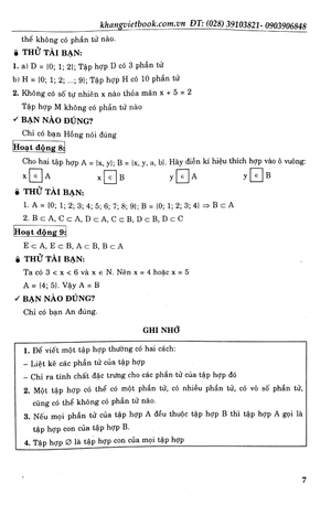 bộ phát triển tư duy đột phá giải bài tập tài liệu dạy - học toán lớp 6 (tập 1)