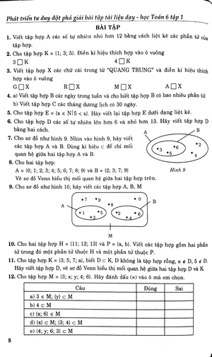 bộ phát triển tư duy đột phá giải bài tập tài liệu dạy - học toán lớp 6 (tập 1)