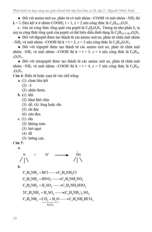 bộ phát triển tư duy sáng tạo giải nhanh bài tập trắc nghiệm hóa học hữu cơ 12 - tập 2
