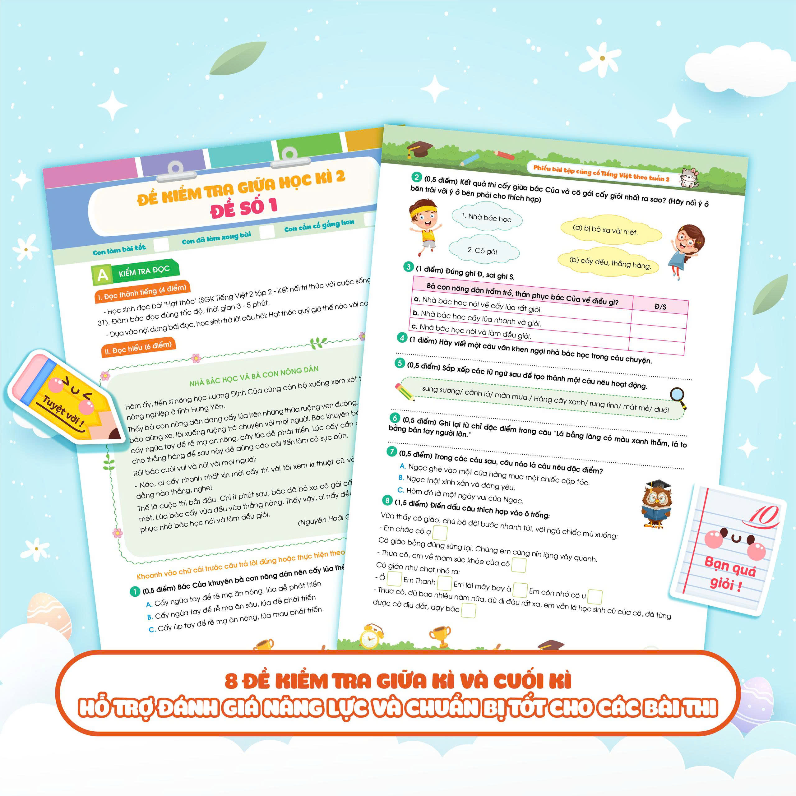 Bộ Phiếu Bài Tập Củng Cố Tiếng Việt Theo Tuần 2