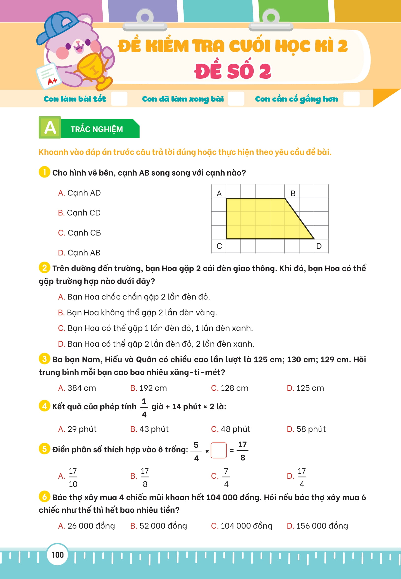 Bộ
						
										
										Phiếu Bài Tập Củng Cố Toán Theo Tuần 4