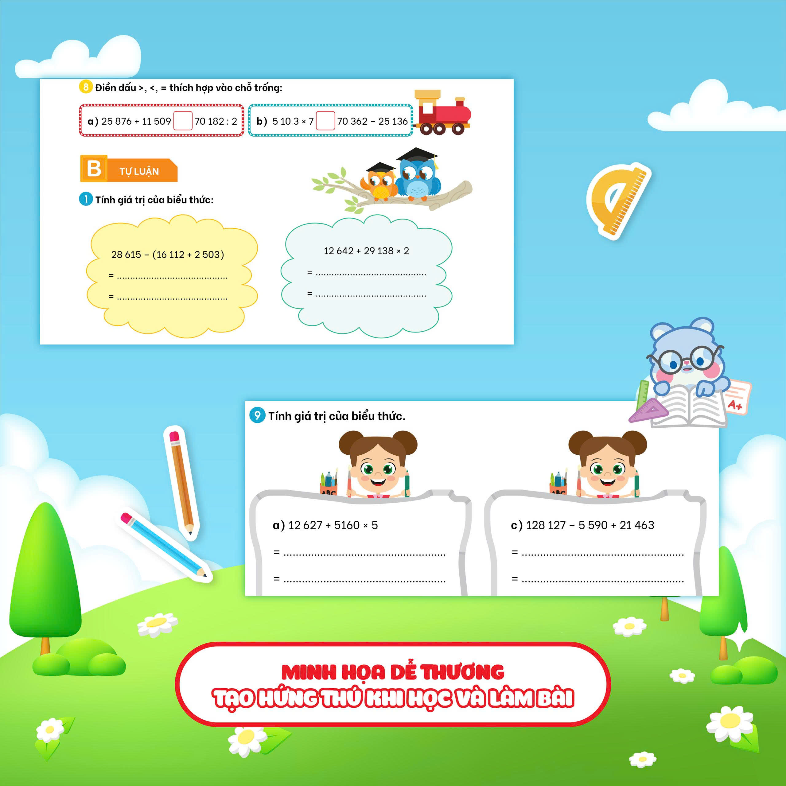 Bộ
						
										
										Phiếu Bài Tập Củng Cố Toán Theo Tuần 4