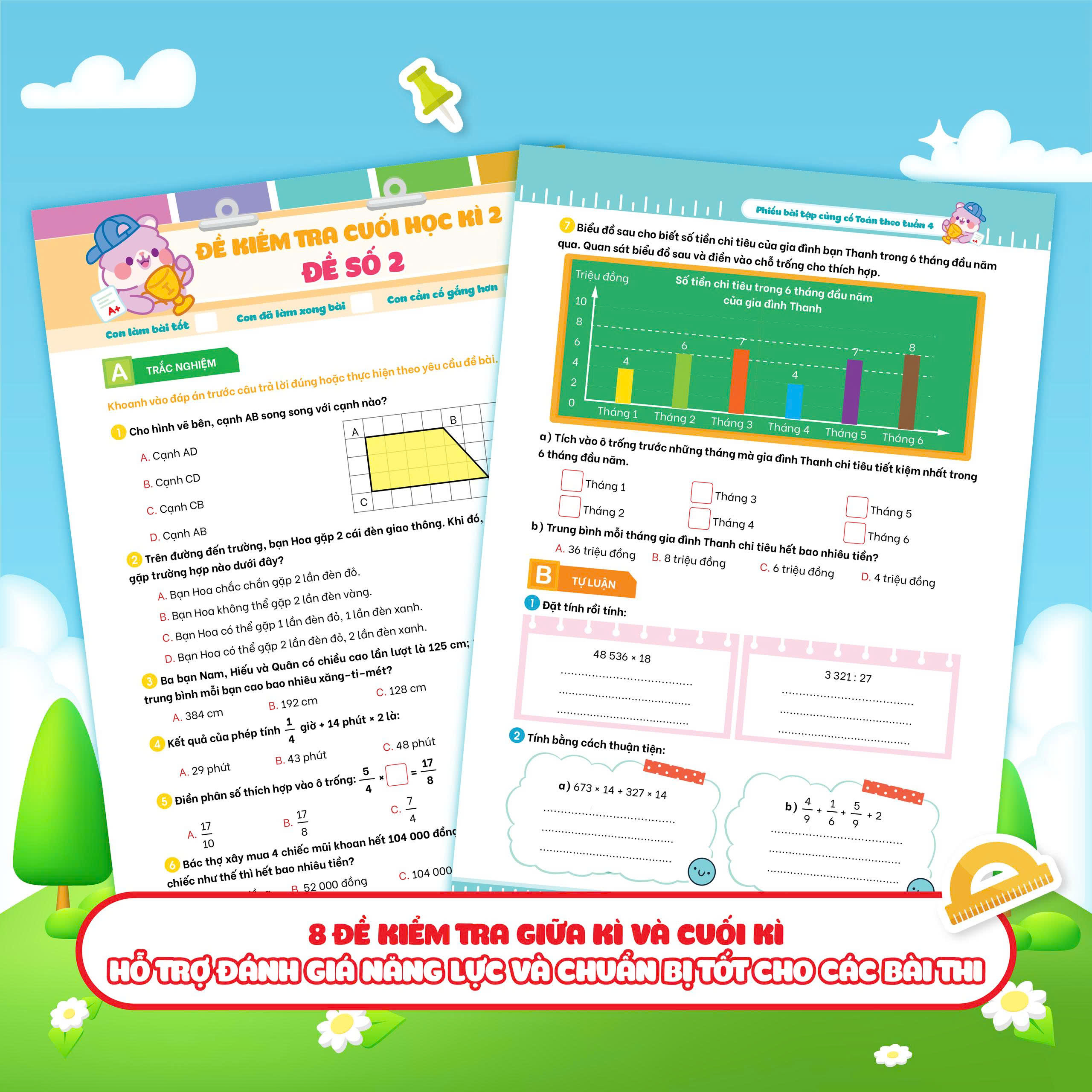 Bộ
						
										
										Phiếu Bài Tập Củng Cố Toán Theo Tuần 4