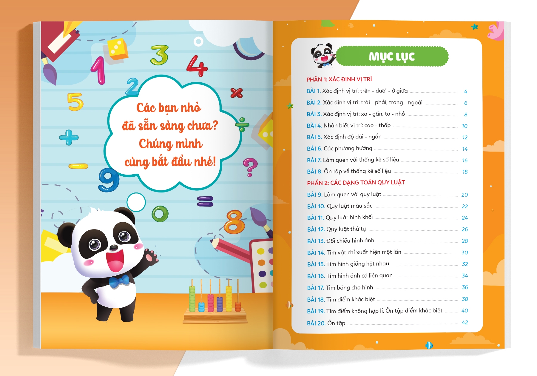 bộ phiếu luyện toán tư duy cùng gấu kiki 3: xác định vị trí - các dạng toán quy luật