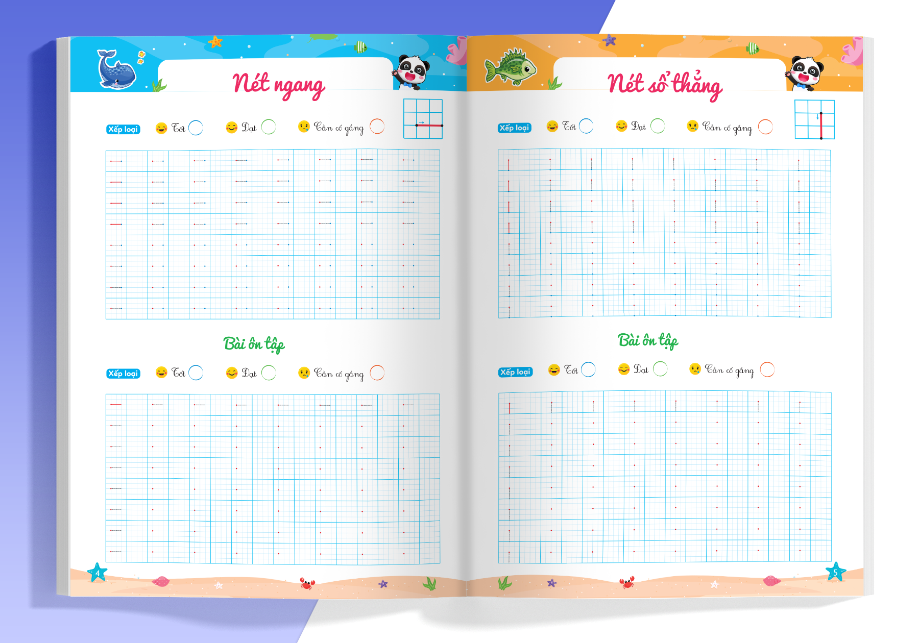 bộ phiếu luyện viết cùng gấu kiki 1 - luyện viết các nét cơ bản