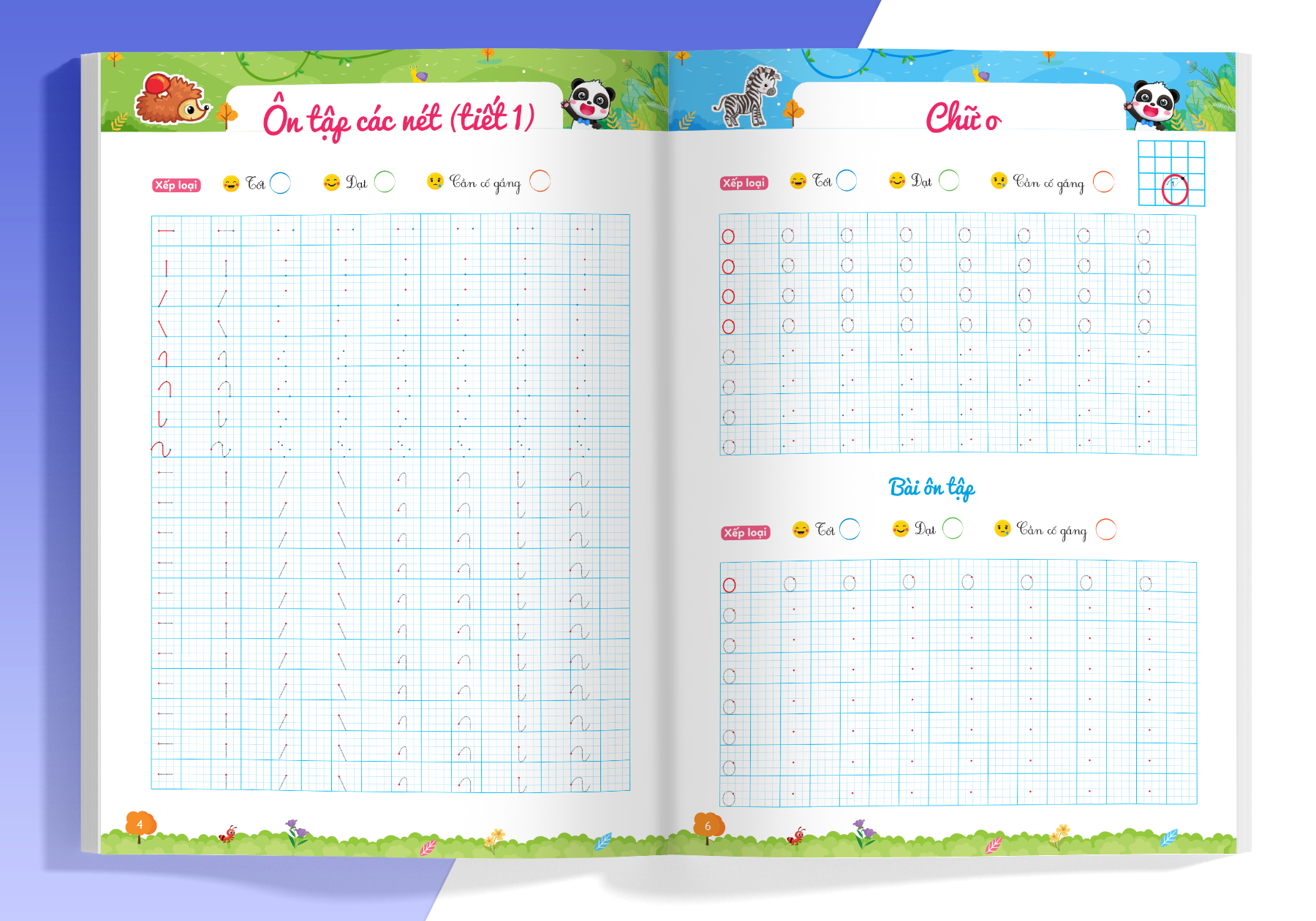 bộ phiếu luyện viết cùng gấu kiki 2 - luyện viết bảng chữ cái