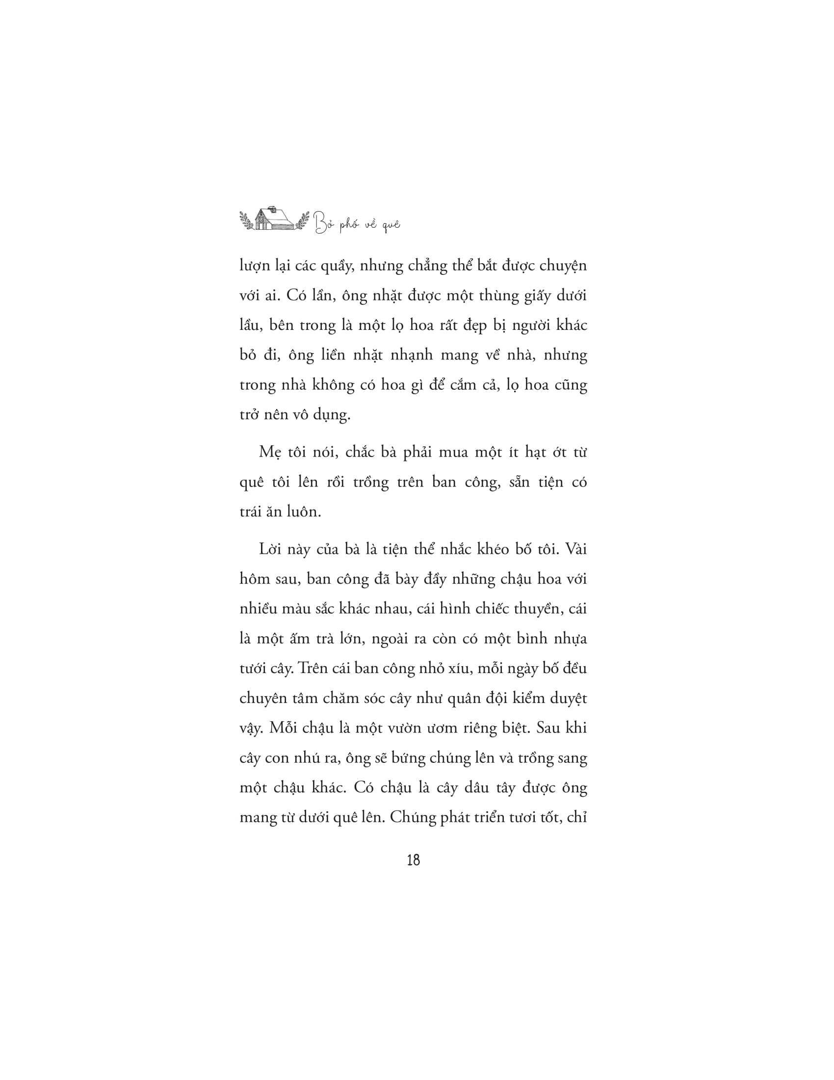 bỏ phố về quê