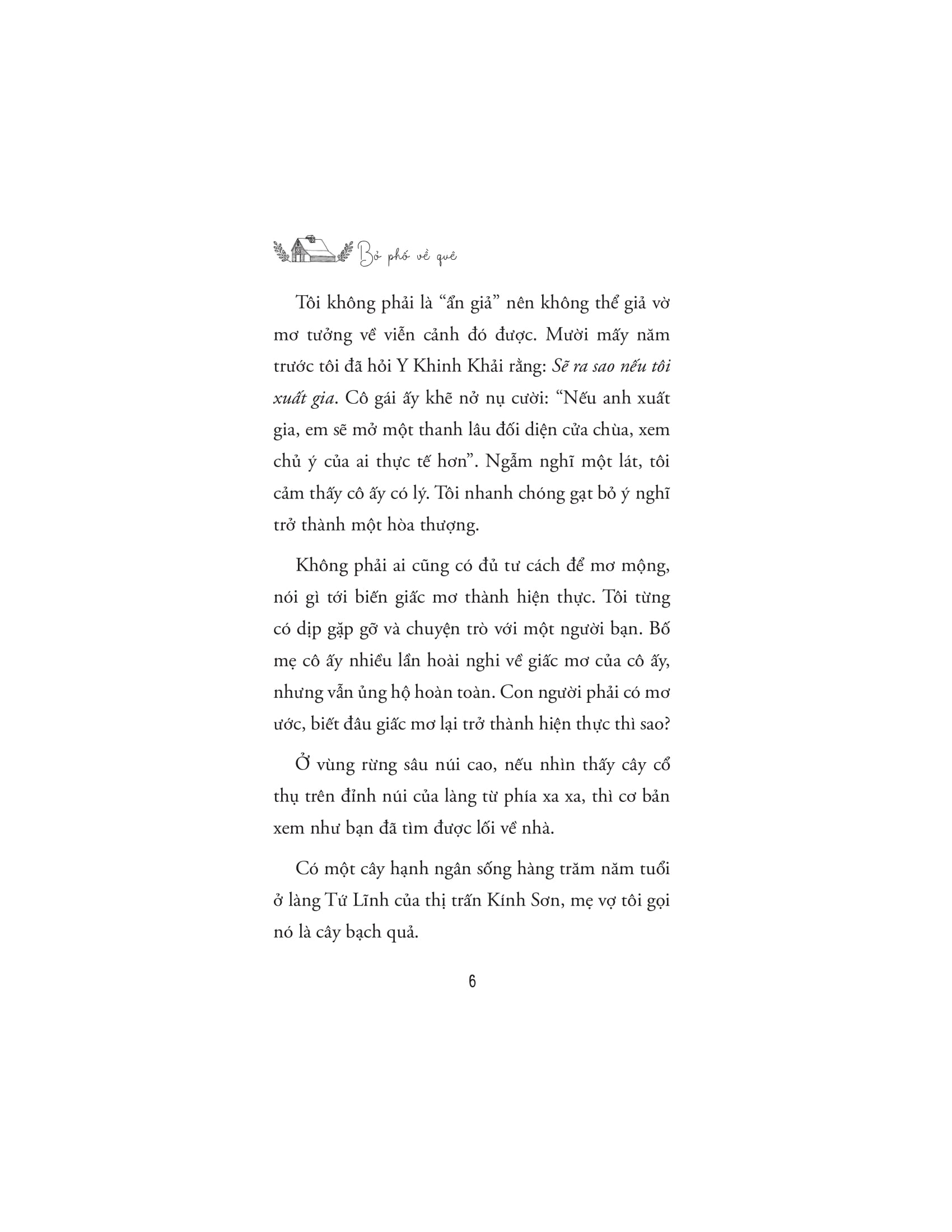 bỏ phố về quê