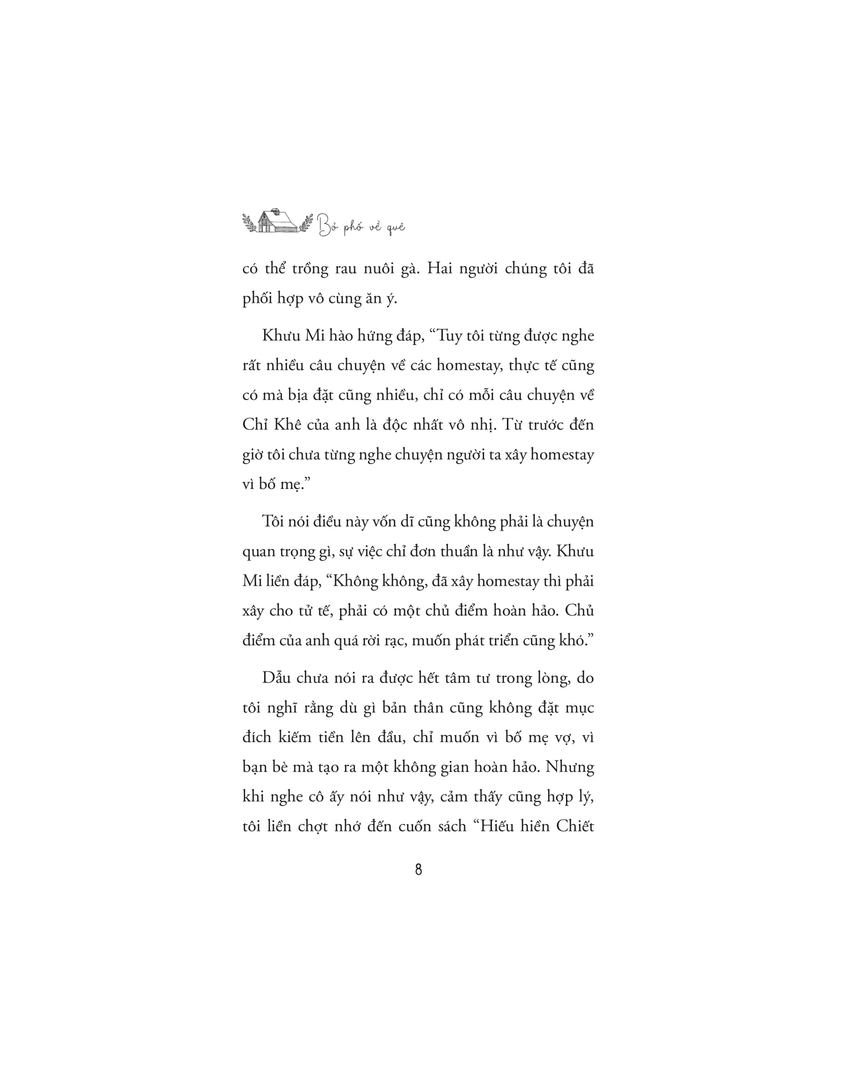 bỏ phố về quê