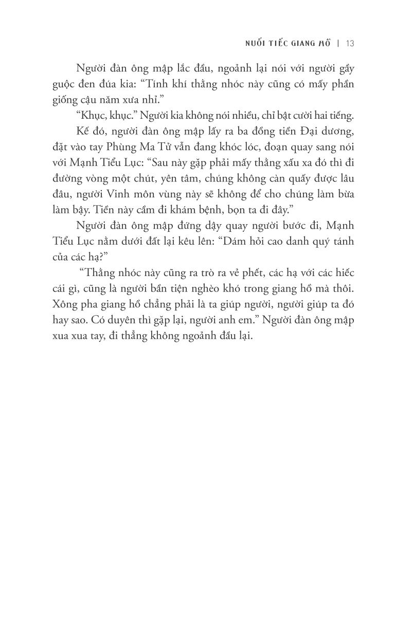 bộ phong ma yến tước - tập 1: nuối tiếc giang hồ