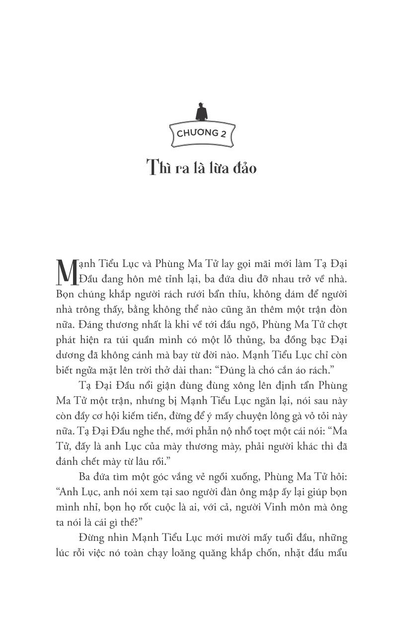 bộ phong ma yến tước - tập 1: nuối tiếc giang hồ