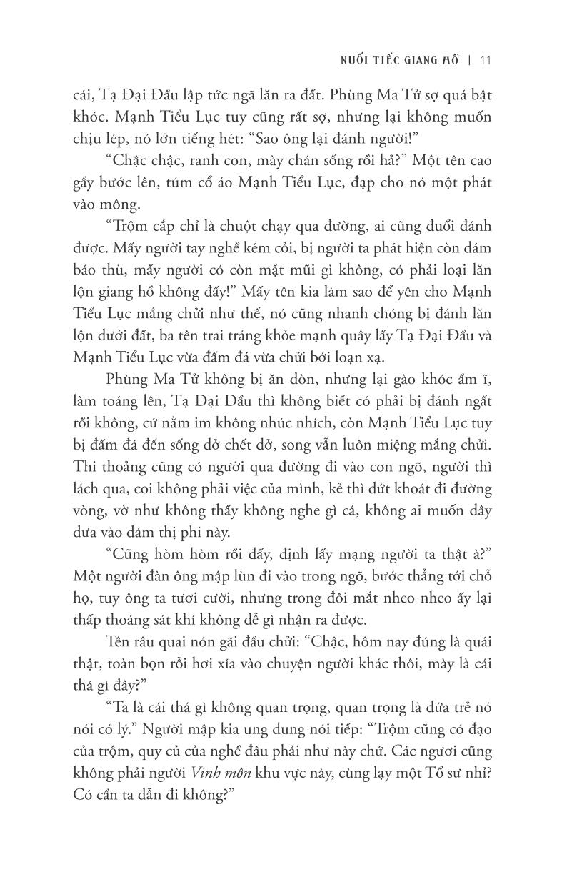 bộ phong ma yến tước - tập 1: nuối tiếc giang hồ