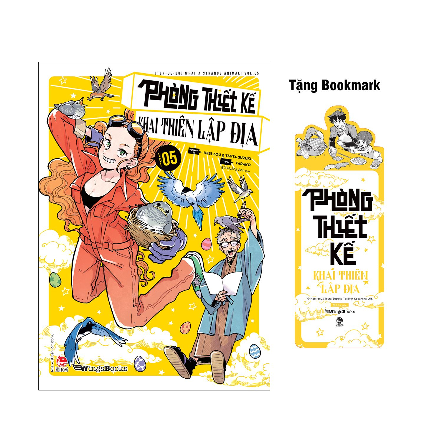 bộ phòng thiết kế khai thiên lập địa - tập 5 - tặng kèm bookmark